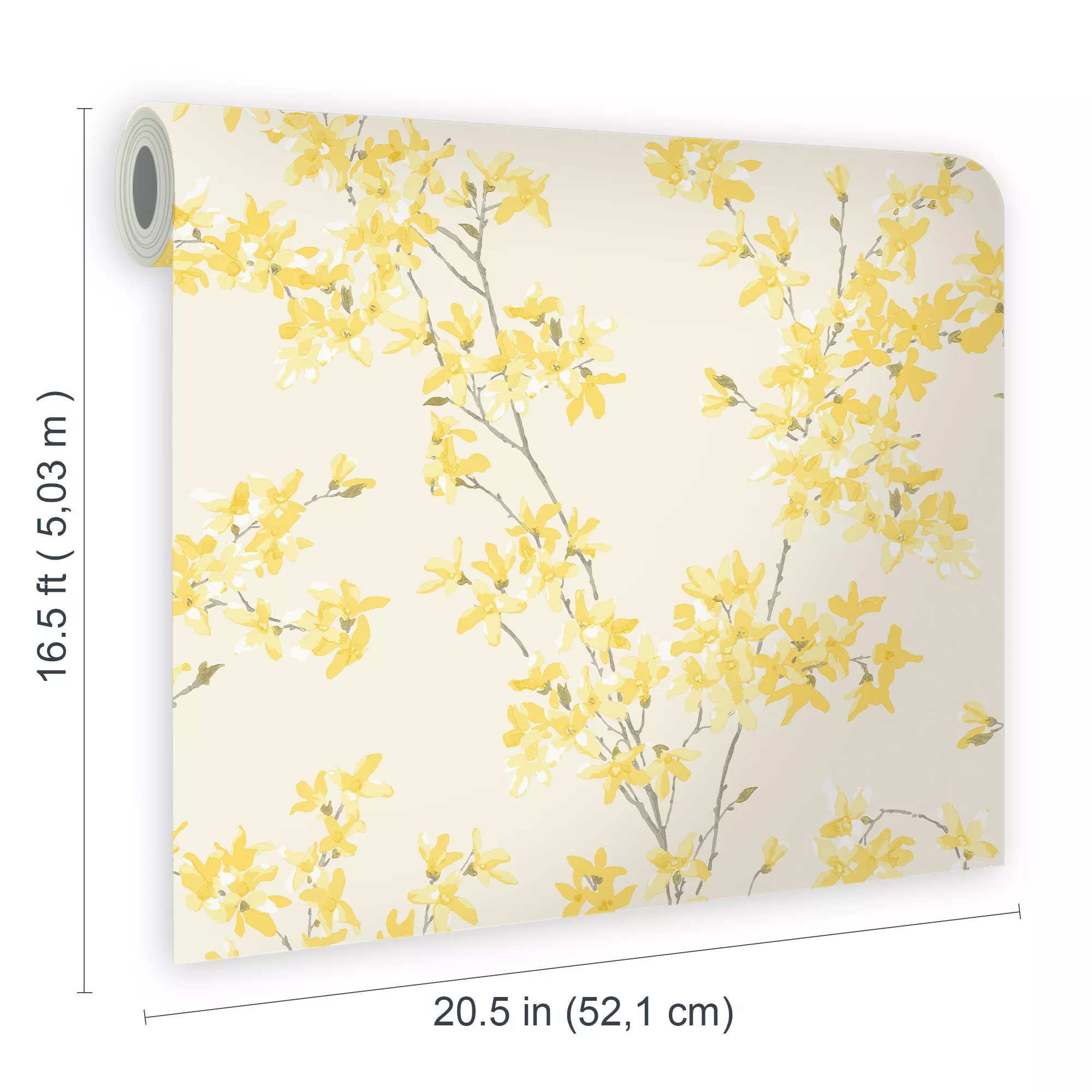 Laura Ashley Forstyhia Sunshine Floral Smooth Wallpaper 8 Laura Ashley Forstyhia Sunshine Floral Smooth Wallpaper - Image 6