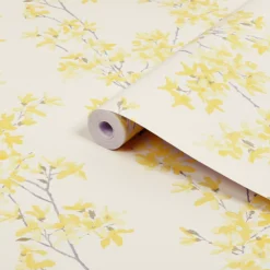 Laura Ashley Forstyhia Sunshine Floral Smooth Wallpaper 9 Laura Ashley Forstyhia Sunshine Floral Smooth Wallpaper -Trade Point Sale laura ashley forstyhia sunshine floral smooth wallpaper5011583466942 36c bq