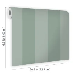 Laura Ashley Heritage Inspired Green Stripe Smooth Wallpaper -Trade Point Sale laura ashley heritage inspired green stripe smooth wallpaper5011583524147 02t bq