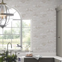 Laura Ashley Heritage Inspired Grey Animal Smooth Wallpaper -Trade Point Sale laura ashley heritage inspired grey animal smooth wallpaper5011583523935 21i bq