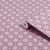 Laura Ashley Heritage Inspired Purple Motif Smooth Wallpaper