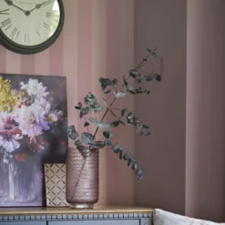 Laura Ashley Heritage Inspired Purple Stripe Smooth Wallpaper -Trade Point Sale laura ashley heritage inspired purple stripe smooth wallpaper5011583524116 20i bq