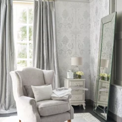 Laura Ashley Josette Damask Silver Effect Smooth Wallpaper 11 Laura Ashley Josette Damask Silver Effect Smooth Wallpaper -Trade Point Sale laura ashley josette damask silver effect smooth wallpaper5011583467819 20i bq