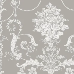 Laura Ashley Josette Steel Damask Smooth Wallpaper -Trade Point Sale laura ashley josette steel damask smooth wallpaper5011583467932 37c bq