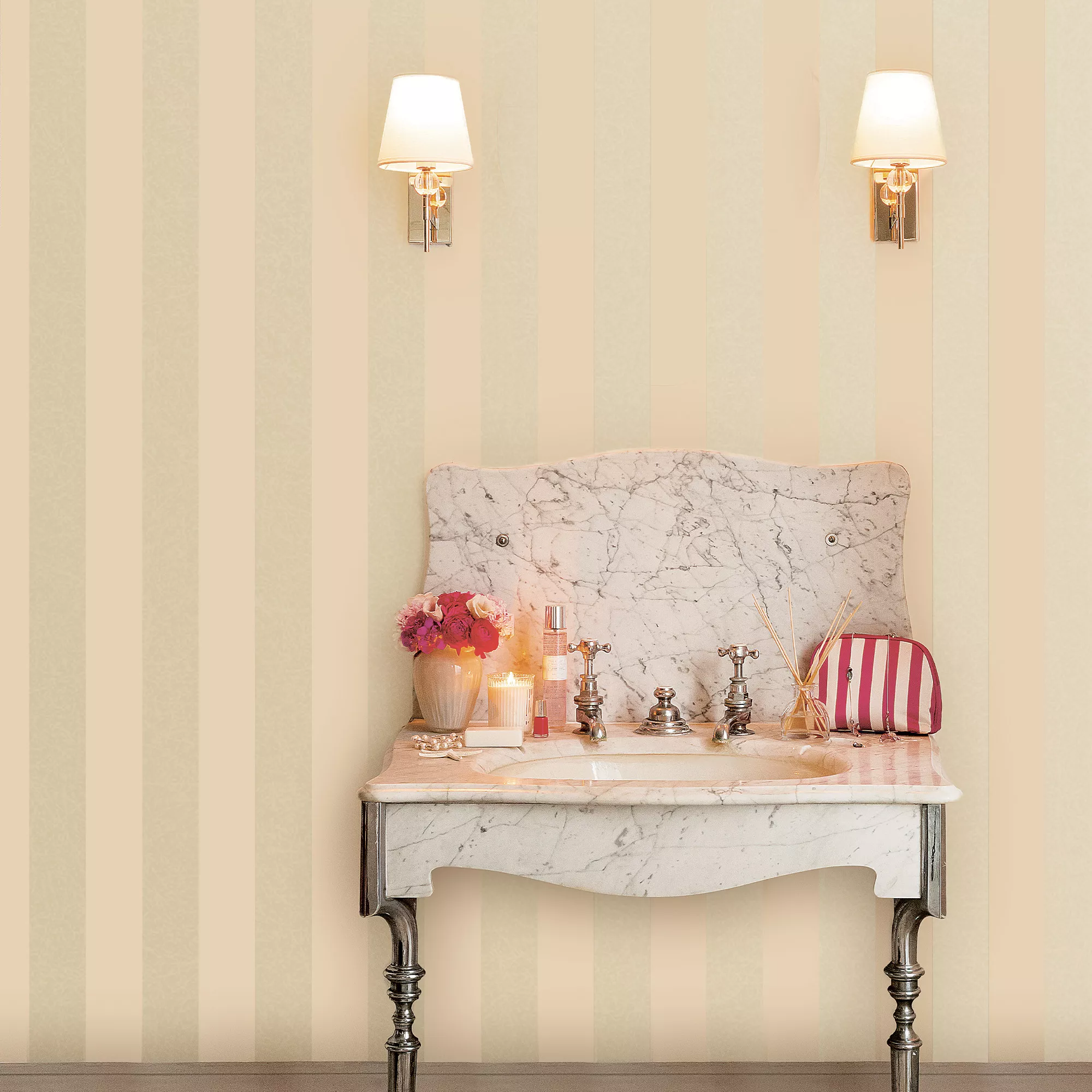 Laura Ashley Lille Linen Stripe Smooth Wallpaper 6 Laura Ashley Lille Linen Stripe Smooth Wallpaper - Image 4