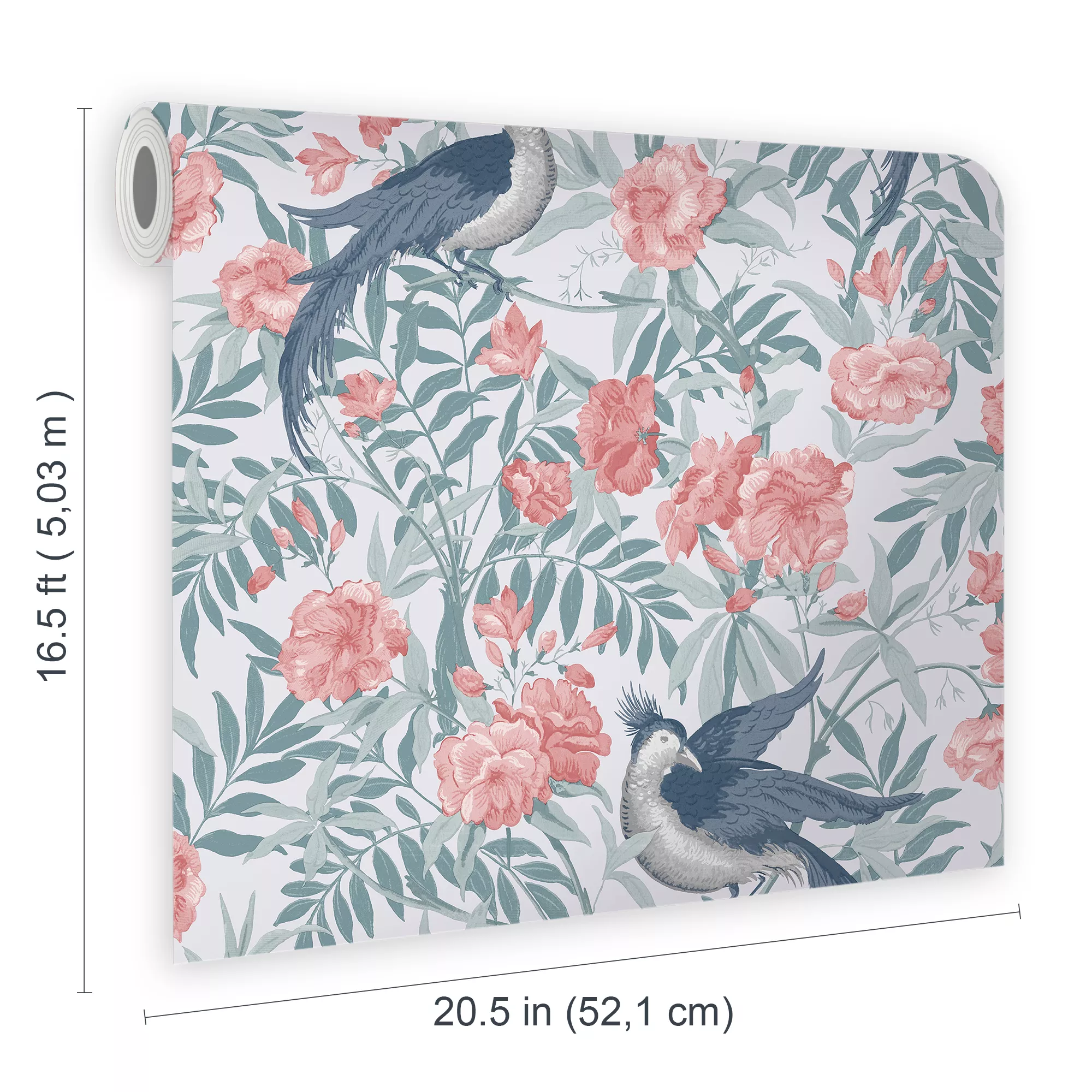 Laura Ashley Osterley Rosewood Floral Smooth Wallpaper 8 Laura Ashley Osterley Rosewood Floral Smooth Wallpaper - Image 6