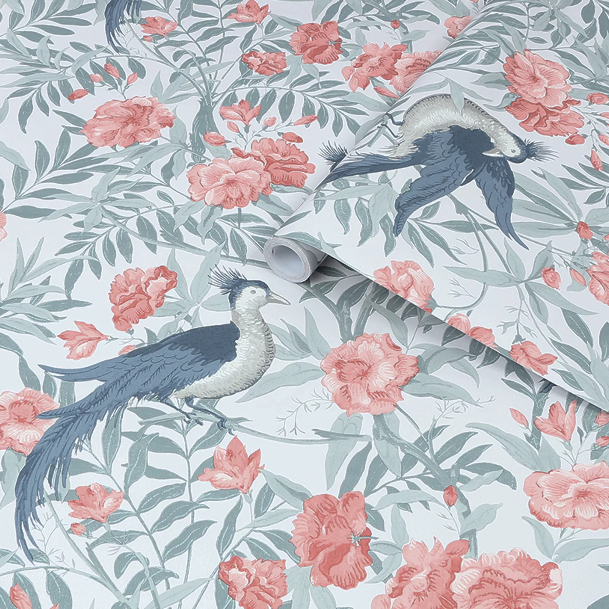 Laura Ashley Osterley Rosewood Floral Smooth Wallpaper 4 Laura Ashley Osterley Rosewood Floral Smooth Wallpaper - Image 2