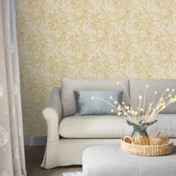 Laura Ashley Picardie Pale Gold Floral Smooth Wallpaper -Trade Point Sale laura ashley picardie pale gold floral smooth wallpaper5011583486568 20i bq