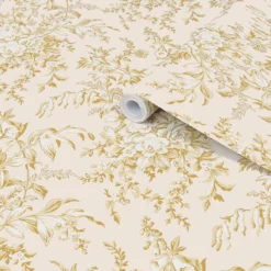 Laura Ashley Picardie Pale Gold Floral Smooth Wallpaper -Trade Point Sale laura ashley picardie pale gold floral smooth wallpaper5011583486568 36c bq
