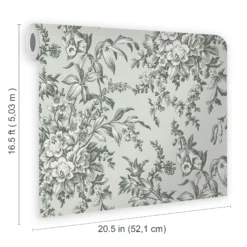 Laura Ashley Picardie Sage Floral Smooth Wallpaper -Trade Point Sale laura ashley picardie sage floral smooth wallpaper5011583486537 02t bq