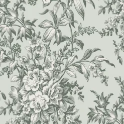 Laura Ashley Picardie Sage Floral Smooth Wallpaper -Trade Point Sale laura ashley picardie sage floral smooth wallpaper5011583486537 37c bq