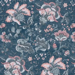 Laura Ashley Portia Dark Seaspray Floral Smooth Wallpaper -Trade Point Sale laura ashley portia dark seaspray floral smooth wallpaper5011583486803 37c bq