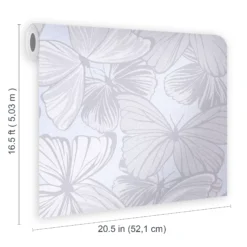 Laura Ashley Romantic Opulence Grey Animal Smooth Wallpaper -Trade Point Sale laura ashley romantic opulence grey animal smooth wallpaper5011583524680 02t bq