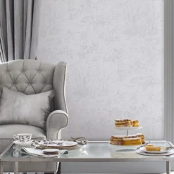 Laura Ashley Romantic Opulence Grey Classical Smooth Wallpaper -Trade Point Sale laura ashley romantic opulence grey classical smooth wallpaper5011583524659 20i bq