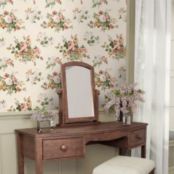 Laura Ashley Rosemore Pale Sable Floral Smooth Wallpaper 11 Laura Ashley Rosemore Pale Sable Floral Smooth Wallpaper -Trade Point Sale laura ashley rosemore pale sable floral smooth wallpaper5011583486476 20i bq