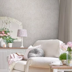 Laura Ashley Silchester Grey Contemporary Smooth Wallpaper -Trade Point Sale laura ashley silchester grey contemporary smooth wallpaper5011583546088 20i bq