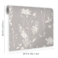 Laura Ashley Steel Dragonfly Garden Smooth Wallpaper -Trade Point Sale laura ashley steel dragonfly garden smooth wallpaper5011583466768 02t bq