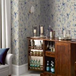 Laura Ashley Summer Palace Royal Blue Floral Smooth Wallpaper 12 Laura Ashley Summer Palace Royal Blue Floral Smooth Wallpaper -Trade Point Sale laura ashley summer palace royal blue floral smooth wallpaper5011583468144 21i bq