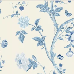 Laura Ashley Summer Palace Royal Blue Floral Smooth Wallpaper 10 Laura Ashley Summer Palace Royal Blue Floral Smooth Wallpaper -Trade Point Sale laura ashley summer palace royal blue floral smooth wallpaper5011583468144 37c bq
