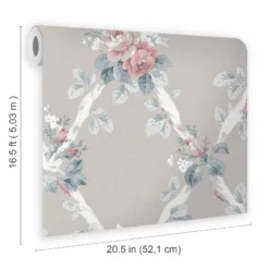 Laura Ashley Timeless Elegance Grey Floral Smooth Wallpaper -Trade Point Sale laura ashley timeless elegance grey floral smooth wallpaper5011583493078 02t bq