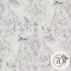 Laura Ashley Tregaron Grey Animal Smooth Wallpaper -Trade Point Sale laura ashley tregaron grey animal smooth wallpaper5011583546538 02c bq