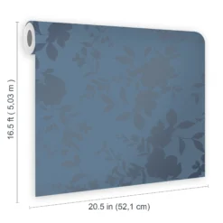 Laura Ashley Westbourne Midnight Blue Floral Smooth Wallpaper 13 Laura Ashley Westbourne Midnight Blue Floral Smooth Wallpaper -Trade Point Sale laura ashley westbourne midnight blue floral smooth wallpaper5011583524321 02t bq