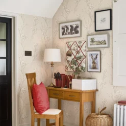 Laura Ashley Willow Dove Grey Floral Smooth Wallpaper -Trade Point Sale laura ashley willow dove grey floral smooth wallpaper5011583467277 20i bq