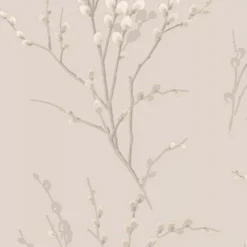 Laura Ashley Willow Dove Grey Floral Smooth Wallpaper -Trade Point Sale laura ashley willow dove grey floral smooth wallpaper5011583467277 37c bq