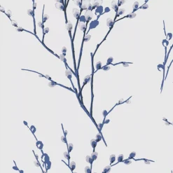 Laura Ashley Willow Midnight & Off White Floral Smooth Wallpaper -Trade Point Sale laura ashley willow midnight off white floral smooth wallpaper5011583467246 37c bq