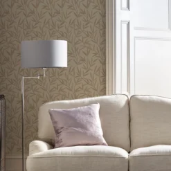 Laura Ashley Willow Neutral Leaf Smooth Wallpaper -Trade Point Sale laura ashley willow neutral leaf smooth wallpaper5011583467390 21i bq