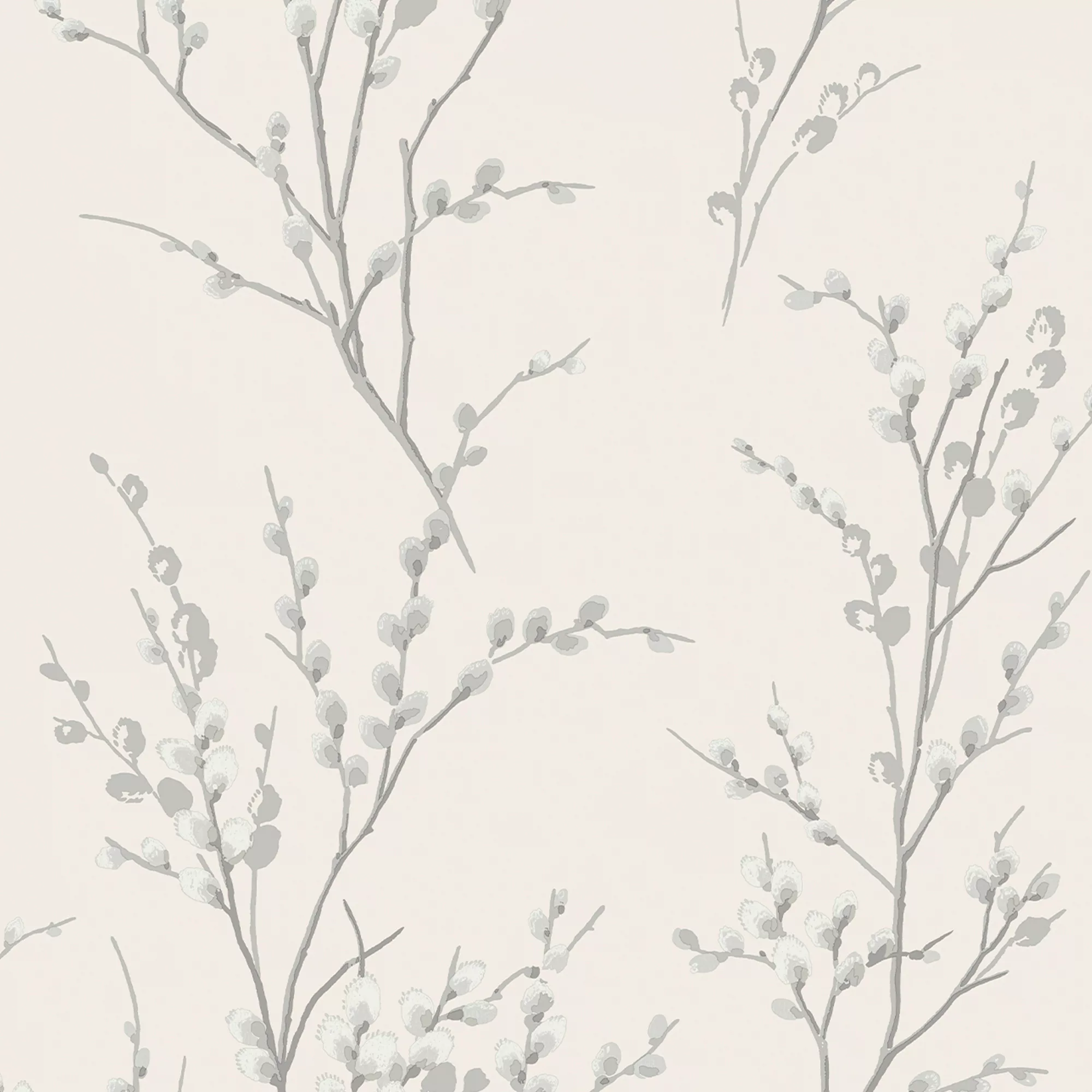 Laura Ashley Willow Off White & Steel Floral Smooth Wallpaper 3 Laura Ashley Willow Off White & Steel Floral Smooth Wallpaper