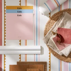 Lick White, Pink, Yellow & Blue Zig Zag 02 Smooth Wallpaper -Trade Point Sale lick white pink yellow blue zig zag 02 smooth wallpaper5060932647853 05i bq