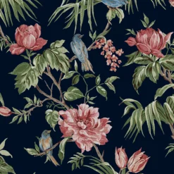 Next Birds & Blooms Navy Floral Smooth Wallpaper 8 Next Birds & Blooms Navy Floral Smooth Wallpaper -Trade Point Sale next birds blooms navy floral smooth wallpaper5011583520200 02c bq