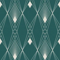 Next Deco Geometric Teal Metallic Effect Smooth Wallpaper -Trade Point Sale next deco geometric teal metallic effect smooth wallpaper5011583521979 02c bq