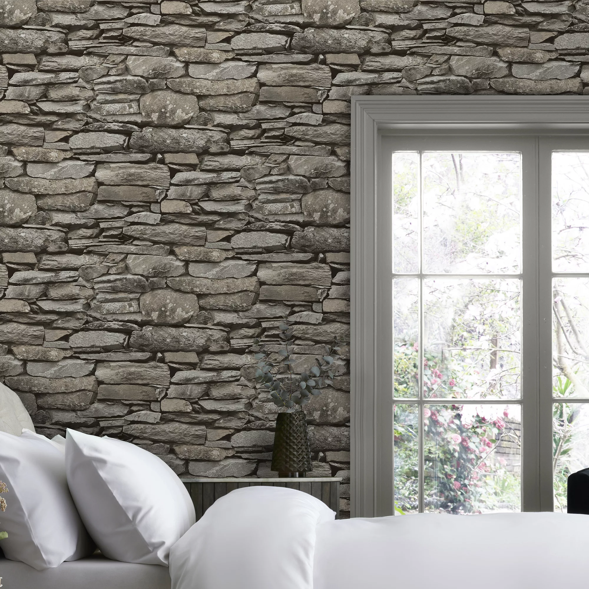 Next Ledgestone Wall Neutral Smooth Wallpaper 6 Next Ledgestone Wall Neutral Smooth Wallpaper - Image 4