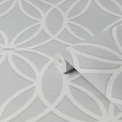 Next Luxe Eclipse Grey Smooth Wallpaper
