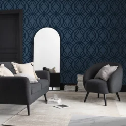 Next Luxe Eclipse Navy Smooth Wallpaper -Trade Point Sale next luxe eclipse navy smooth wallpaper5011583521221 21i bq