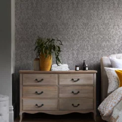 Next Majestic Damask Grey Metallic Effect Smooth Wallpaper -Trade Point Sale next majestic damask grey metallic effect smooth wallpaper5011583521313 21i bq