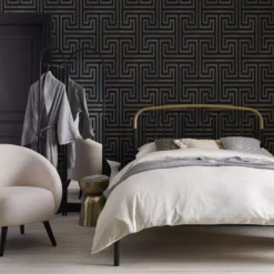 Next Metallic Greek Key Navy Metallic Effect Smooth Wallpaper -Trade Point Sale next metallic greek key navy metallic effect smooth wallpaper5011583521108 21i bq