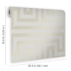 Next Metallic Greek Key Neutral Metallic Effect Smooth Wallpaper -Trade Point Sale next metallic greek key neutral metallic effect smooth wallpaper5011583521139 02t bq