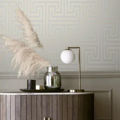 Next Metallic Greek Key Neutral Metallic Effect Smooth Wallpaper -Trade Point Sale next metallic greek key neutral metallic effect smooth wallpaper5011583521139 20i bq