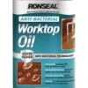 Ronseal Clear Matt Anti-bacterial Worktop Oil, 500ml -Trade Point Sale ronseal clear matt anti bacterial worktop oil 500ml5010214862238 08c bq