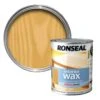 Ronseal Diamond Hard Antique Pine Matt Wax Wood Wax, 0.75L -Trade Point Sale ronseal diamond hard antique pine matt wax wood wax 0 75l5010214868827 02c bq