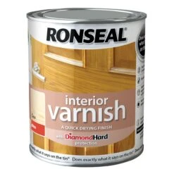 Ronseal Diamond Hard Clear Gloss Wood Varnish, 2.5L