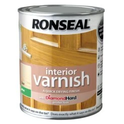 Ronseal Diamond Hard Clear Matt Wood Varnish, 0.25L