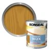 Ronseal Diamond Hard Dark Oak Matt Wax Wood Wax, 0.75L -Trade Point Sale ronseal diamond hard dark oak matt wax wood wax 0 75l5010214868810 02c bq