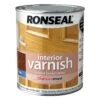 Ronseal Diamond Hard Dark Oak Satin Wood Varnish, 0.75L -Trade Point Sale ronseal diamond hard dark oak satin wood varnish 0 75l5010214868384 08c bq