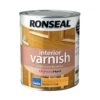 Ronseal Diamond Hard Medium Oak Satin Wood Varnish, 0.75L -Trade Point Sale ronseal diamond hard medium oak satin wood varnish 0 75l5010214868360 08c bq