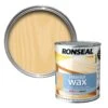 Ronseal Diamond Hard Natural Matt Doors, Floors, Furniture, Skirting Boards & Windows Wax Wood Wax, 0.75L -Trade Point Sale ronseal diamond hard natural matt doors floors furniture skirting boards windows wax wood wax 0 75l5010214868797 02c bq