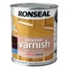 Ronseal Diamond Hard Walnut Satin Wood Varnish, 0.75L -Trade Point Sale ronseal diamond hard walnut satin wood varnish 0 75l5010214868414 08c bq